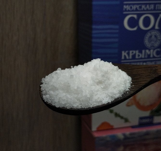 Соль морская Тонизирующая для пилинга Венотоник (без красителя) - 1 кг