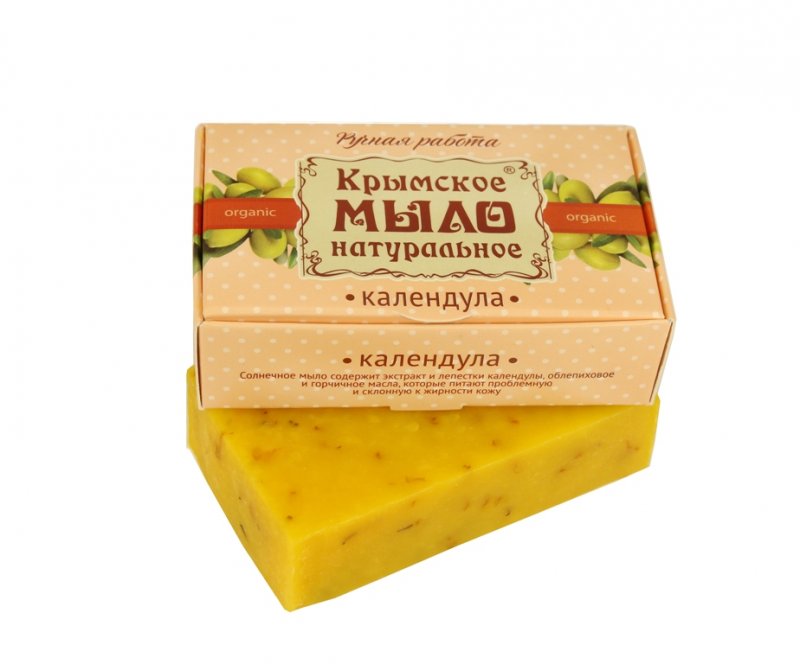 Крымское мыло натуральное Календула 50гр