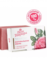 Мыло натуральное с розовой водой и маслом Ши - Роза Тавриды